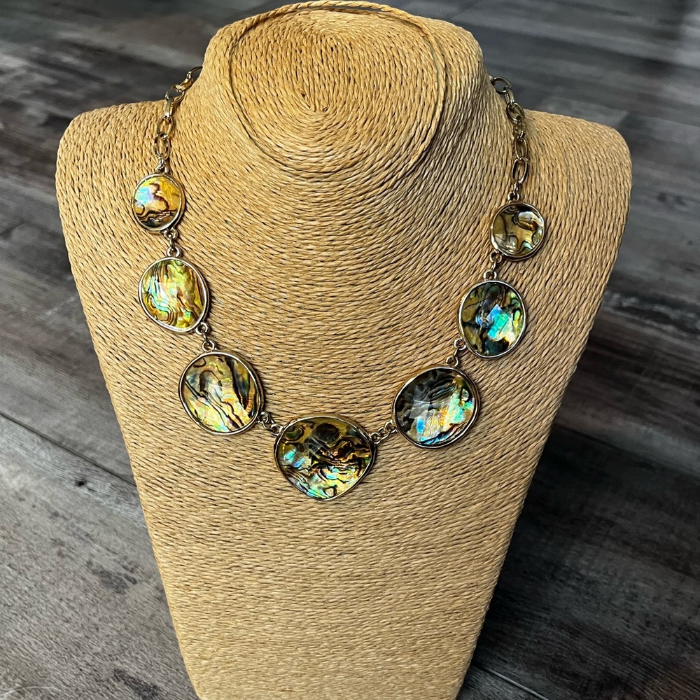 Abalone Statement Necklace